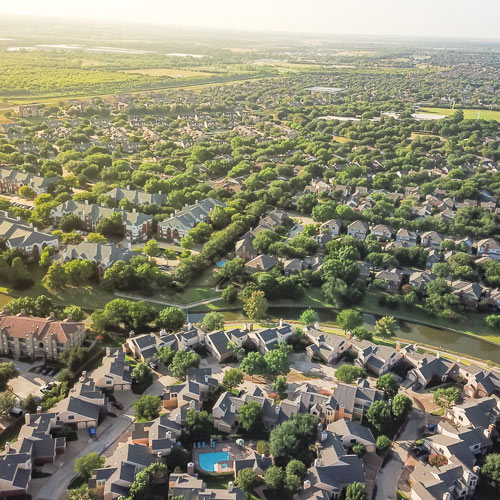 community aerial view | hoa management in San Marcos